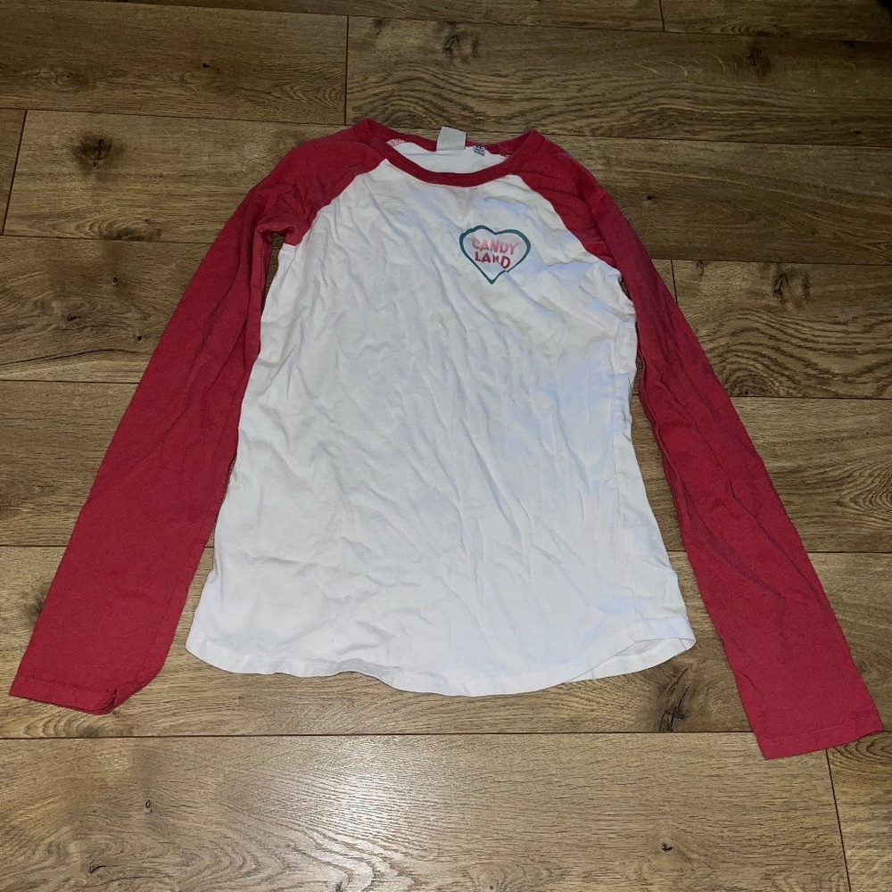 Christmas girls shirt candy land size XL